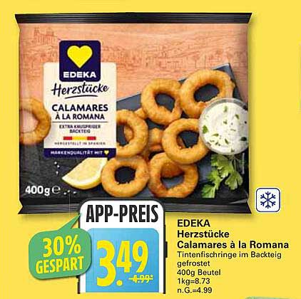 EDEKA Herzstücke Calamares à la Romana - 30% gespart!