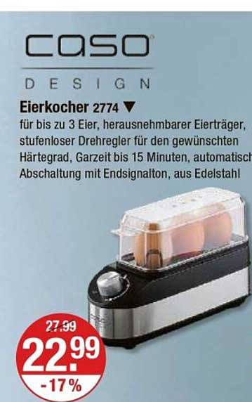 Eierkocher 2774 von Caso Design