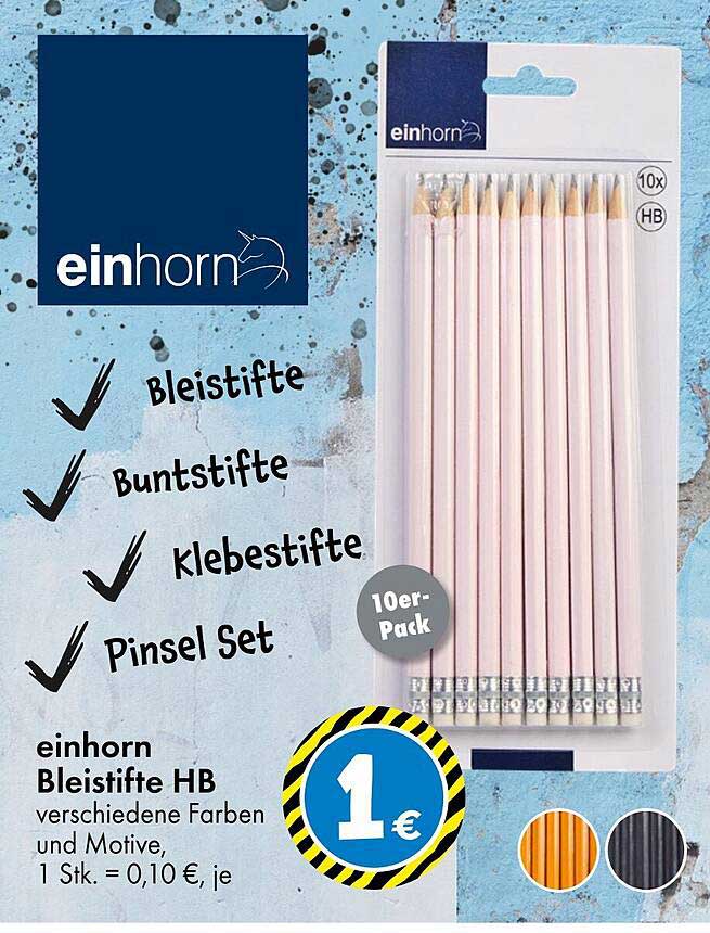 einhorn Bleistifte HB 10er-Pack