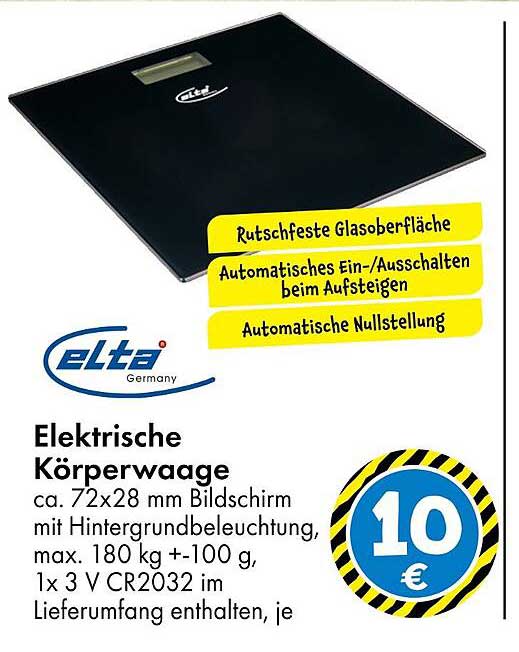Elektrische Körperwaage