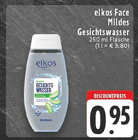 elkos Face Mildes Gesichtswasser 250 ml Flasche
