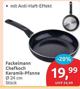 Fackelmann Chefkoch Keramik-Pfanne Ø 24 cm