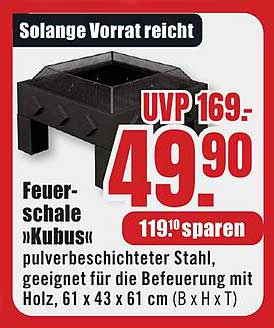 Feuerschale »Kubus«