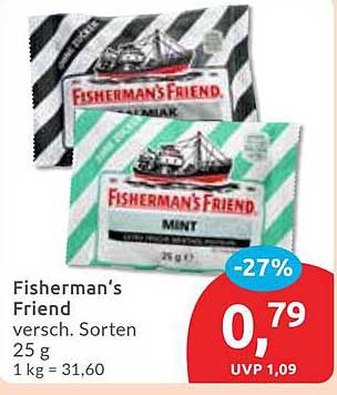 Fisherman's Friend versch. Sorten 25 g
