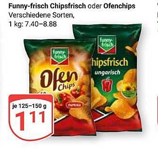 Funny-frisch Chipsfrisch oder Ofenchips 125-150 g
