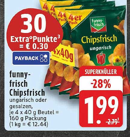funny-frisch Chipsfrisch ungarisch oder gesalzen
