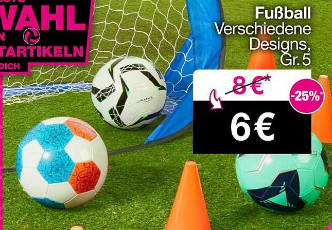 Fußball - Verschiedene Designs, Gr. 5