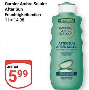 Garnier Ambre Solaire After Sun Feuchtigkeitsmilch 400 ml