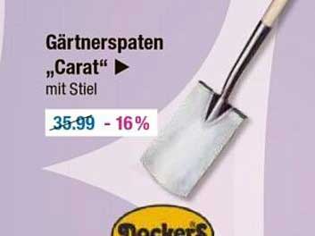 Gärtnerspaten „Carat“ mit Stiel