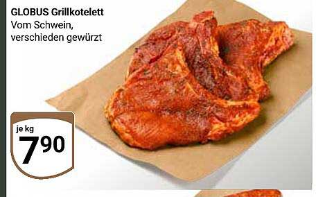 GLOBUS Grillkotelett vom Schwein, verschieden gewürzt