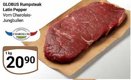 GLOBUS Rumpsteak Latin Pepper vom Charolais-Jungbullen