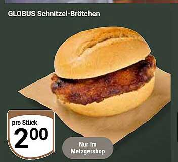 GLOBUS Schnitzel-Brötchen