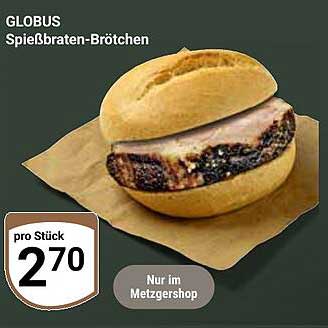 GLOBUS Spießbraten-Brötchen