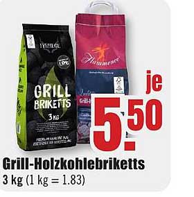 Grill-Holzkohlebriketts 3 kg