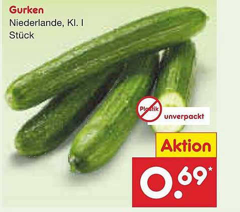 Gurken Niederlande, Kl. I Stück