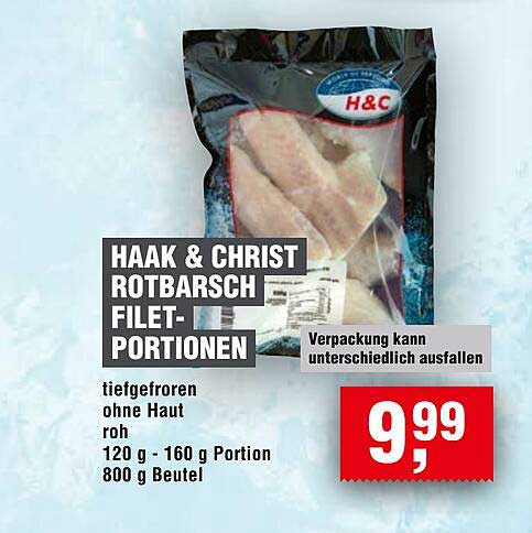 HAAK & CHRIST ROTBARSCH FILET-PORIONEN