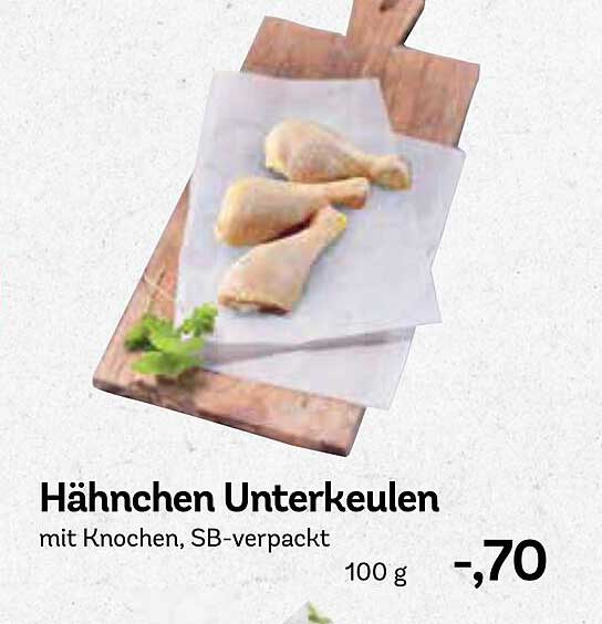 Hähnchen Unterkeulen mit Knochen, SB-verpackt