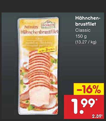 Hähnchenbrustfilet Classic 150 g