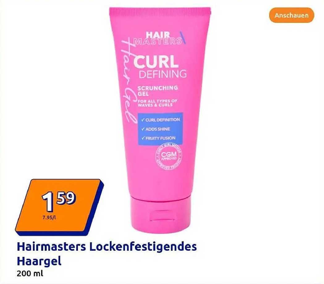Hairmasters Lockenfestigendes Haargel 200 ml