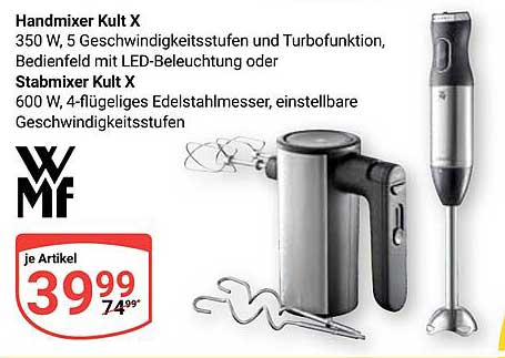 Handmixer Kult X und Stabmixer Kult X