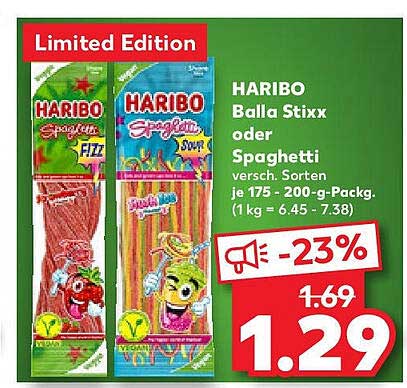HARIBO Balla Stixx oder Spaghetti – Limited Edition