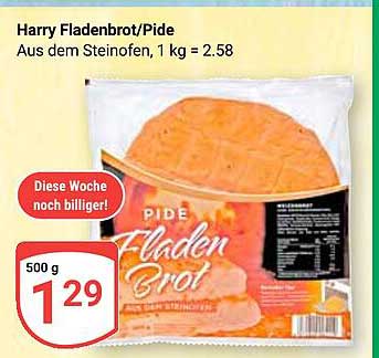 Harry Fladenbrot/Pide, 500 g