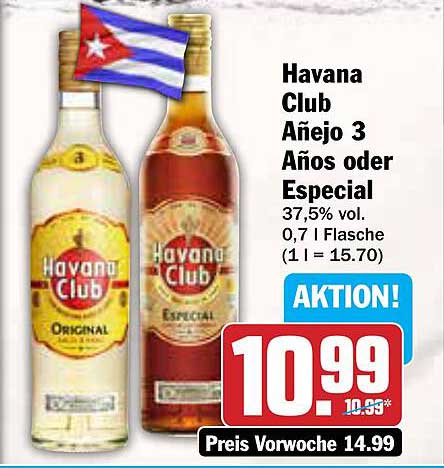 Havana Club Añejo 3 Años oder Especial
