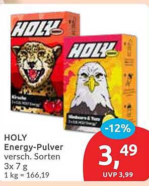HOLY Energy-Pulver, verschiedene Sorten, 3x 7 g