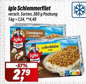 iglo Schlemmerfilet - verschiedene Sorten, 380 g