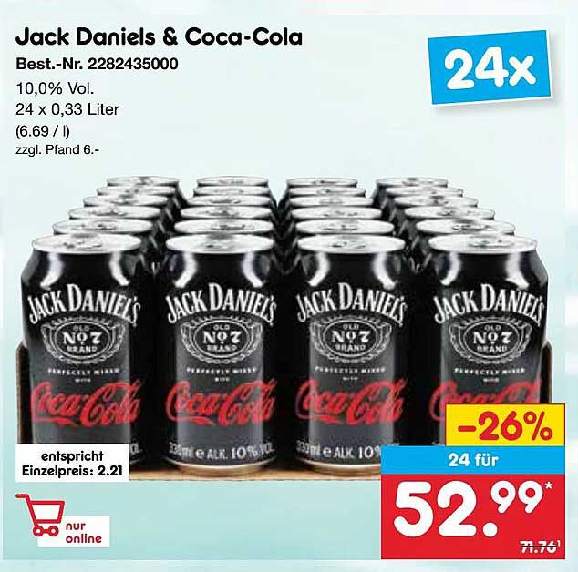 Jack Daniels & Coca-Cola