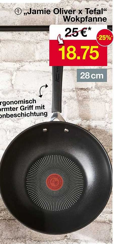 "Jamie Oliver x Tefal" Wokpfanne