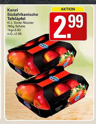 Kanzi Südafrikanische Tafeläpfel 760g