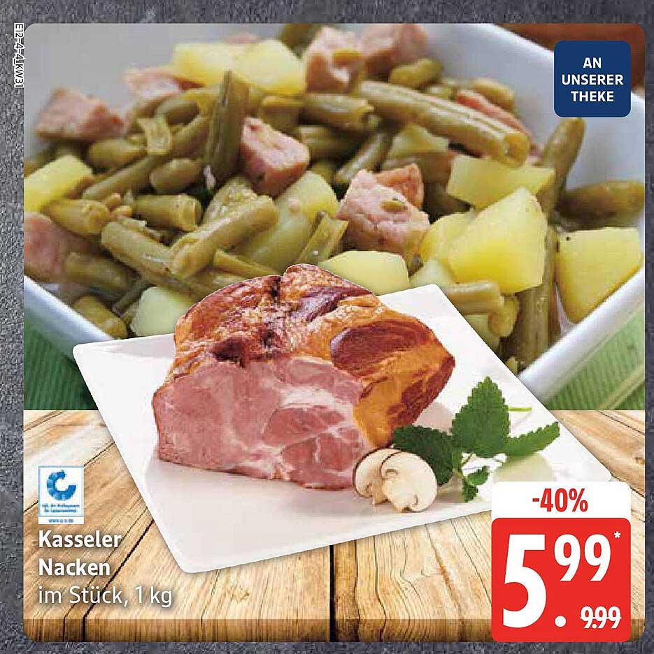 Kasseler Nacken im Stück, 1 kg