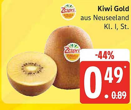 Kiwi Gold aus Neuseeland Kl. I, St.