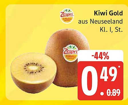 Kiwi Gold aus Neuseeland Kl. I, St.
