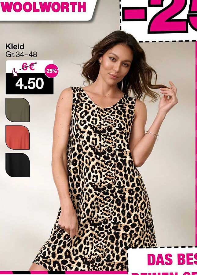 Kleid Gr. 34-48 - jetzt nur 4,50 €!