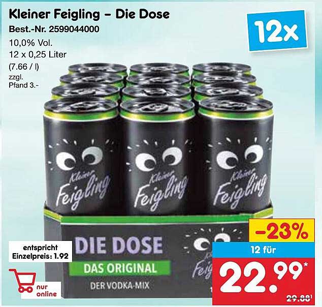 Kleiner Feigling – Die Dose
