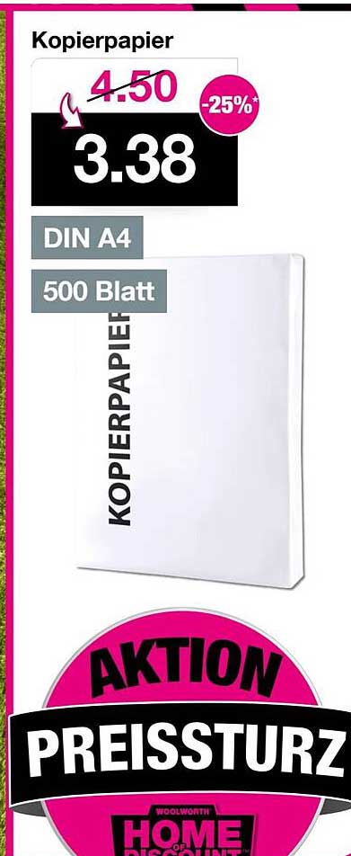 Kopierpapier DIN A4 - 500 Blatt