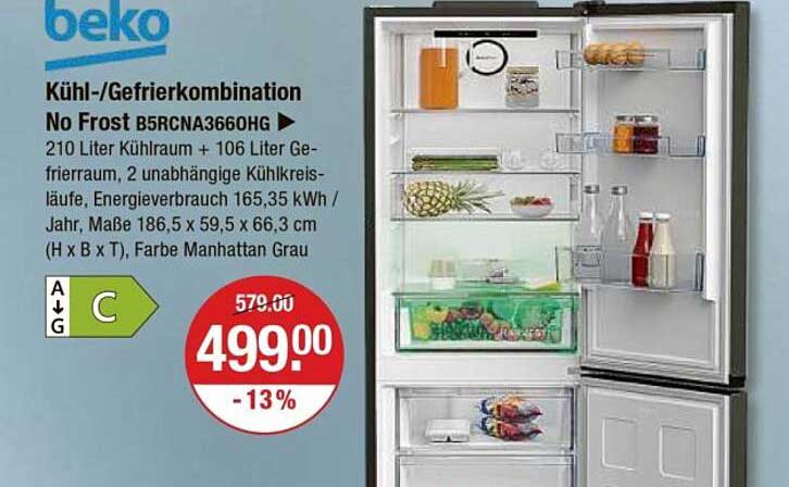 Kühl-/Gefrierkombination No Frost B5RCNA3660HG