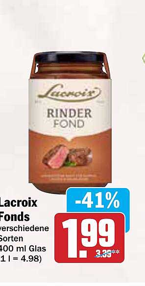 Lacroix Rinder Fond 400 ml (verschiedene Sorten)