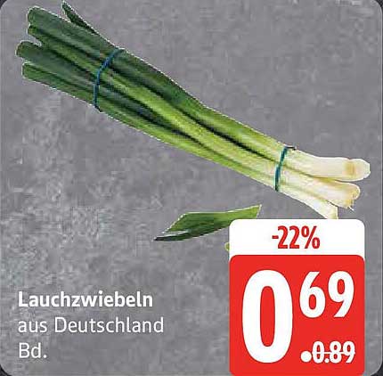 Lauchzwiebeln aus Deutschland Bd.
