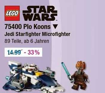 LEGO Star Wars 75400 Plo Koons Jedi Starfighter Microfighter