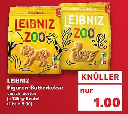 LEIBNIZ Figuren-Butterkekse 125-g-Beutel
