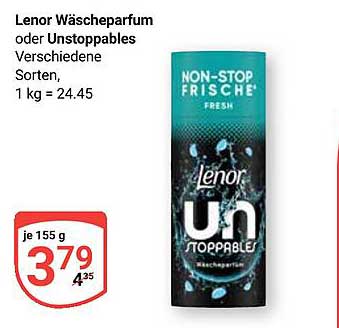 Lenor Wäschparfum oder Unstoppables – Verschiedene Sorten