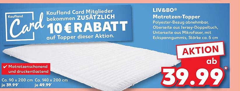 LIV&BO® Matratzen-Topper