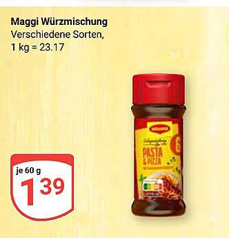 Maggi Würzmischung - Pasta & Pizza