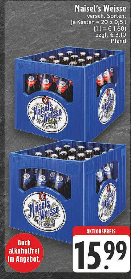 Maisel's Weisse - 20 x 0,5 l Kasten