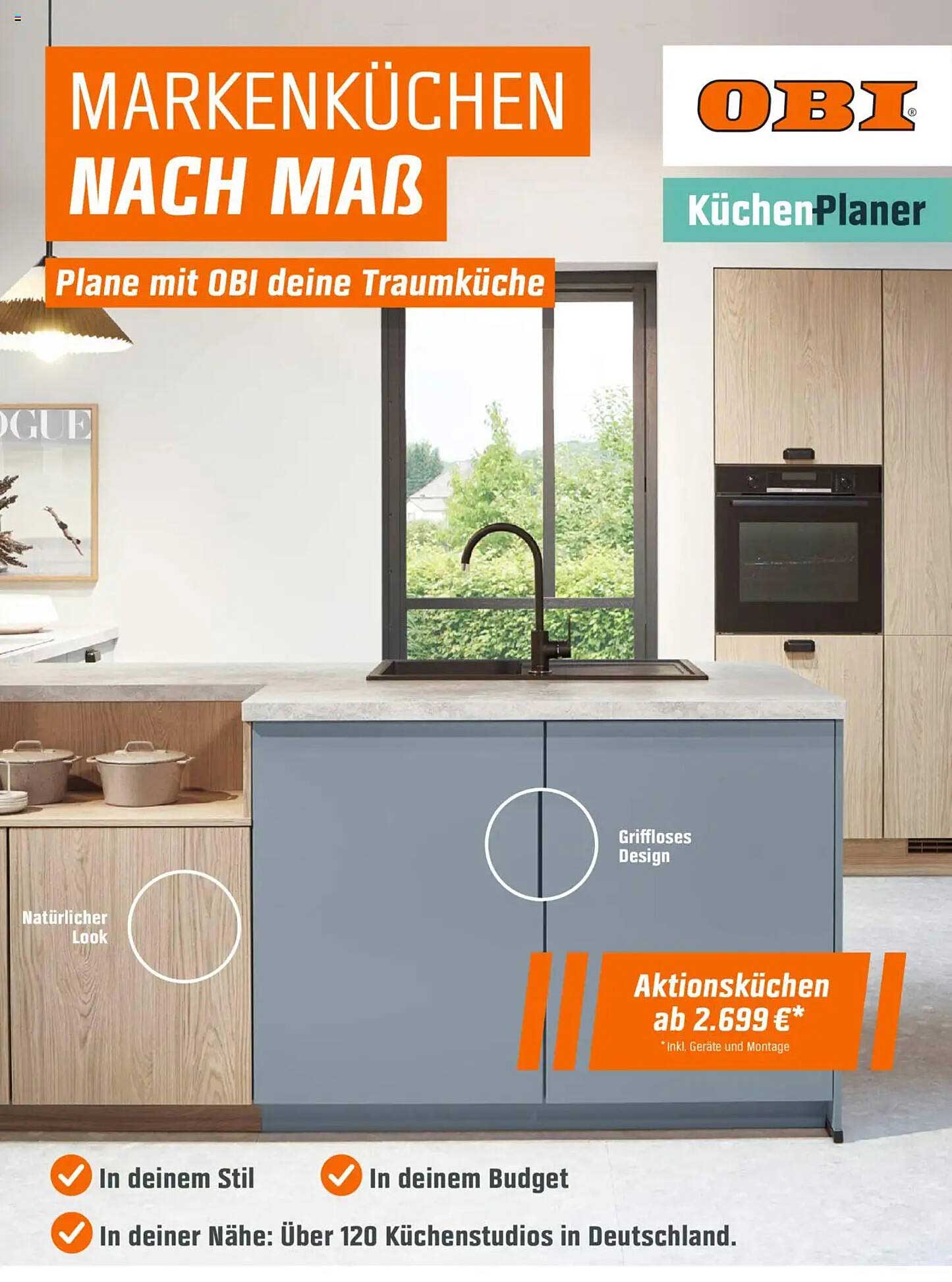 Markenküchen nach Maß bei OBI