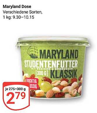 Maryland Studentenfutter Klassik, 300 g