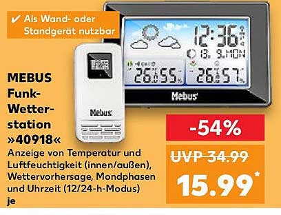MEBUS Funk-Wetterstation »40918«